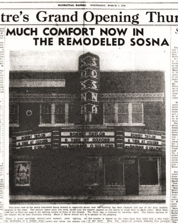 Sosna opens 1938